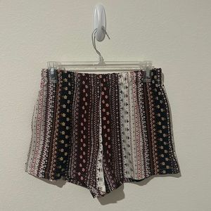 Shein elastic band shorts , dressy